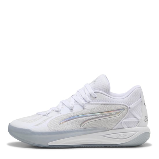 Women's Puma Stewie 4 Basketball Trainers in Puma White - Image 2