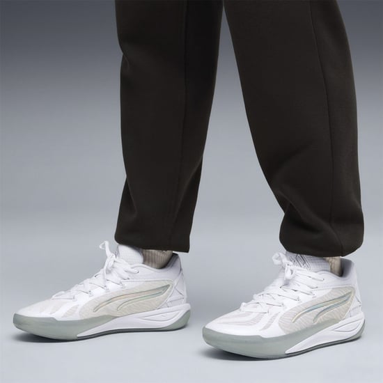 Women's Puma Stewie 4 Basketball Trainers in Puma White - Image 3