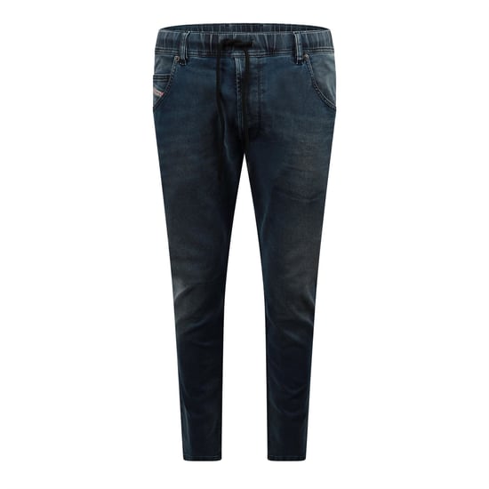 Men's Diesel Krooley Ne Sweat Tapered Jeans in Blue Denim - Image 1