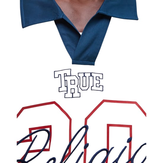 True Religion Mens Polo Shirts Oversized Contrast Collar Short Sleeve Sports Top - Image 4