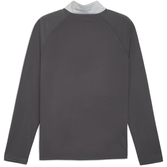Men's Puma Individualliga Quarter Zip Drill Top in Shadow Gray - Image 2