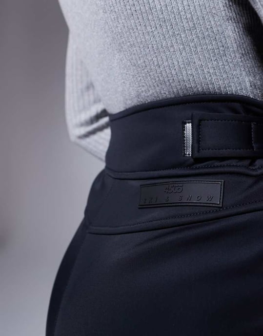 4505 Ski soft shell water repellent skinny ski pants in black - Image 4