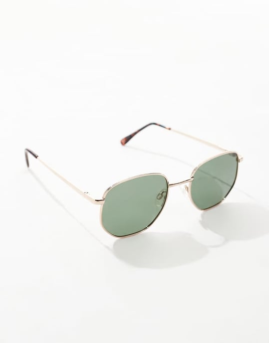 ASOS DESIGN solglasögon med vinklade polariserade linser i G15 - Image 3