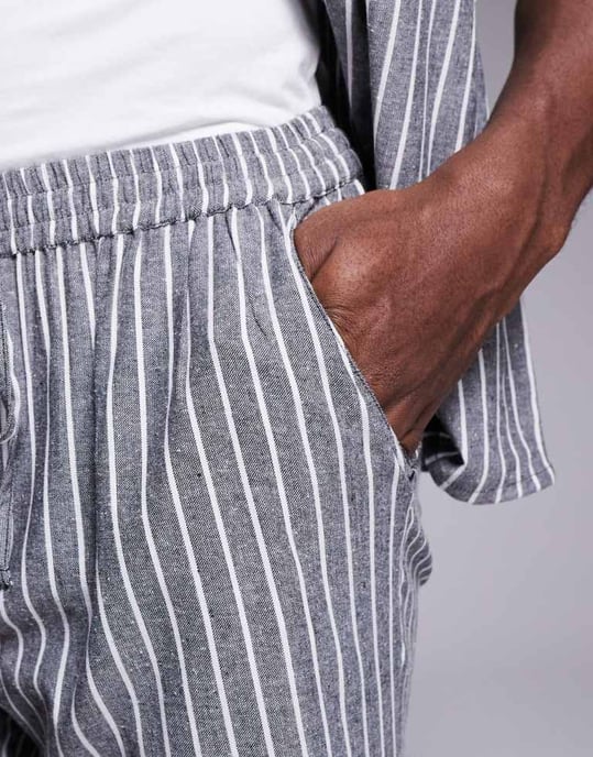 South Beach beach trouser in monochrome - Image 3
