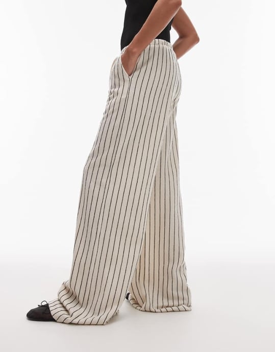 Topshop jerseyhandduk randbyxor i montryck - Image 1