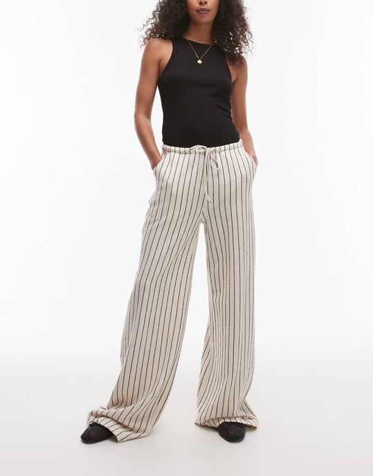 Topshop jerseyhandduk randbyxor i montryck - Image 2