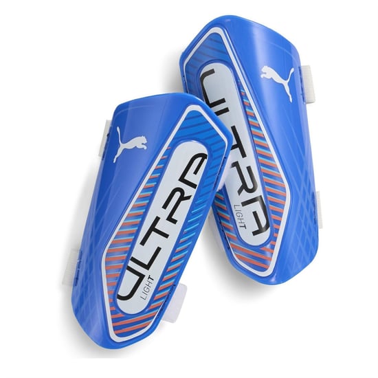 Accessories Puma Light Strap Shin Guards in Blue/White - Image 1
