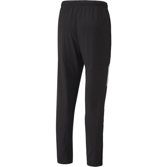 Men's Puma Teamliga Sideline Pants Tracksuit Bottom in Black/White - Image 2