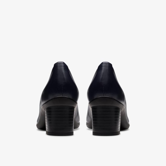 Shaya Poppy Navy Leather Schoenen - Image 5