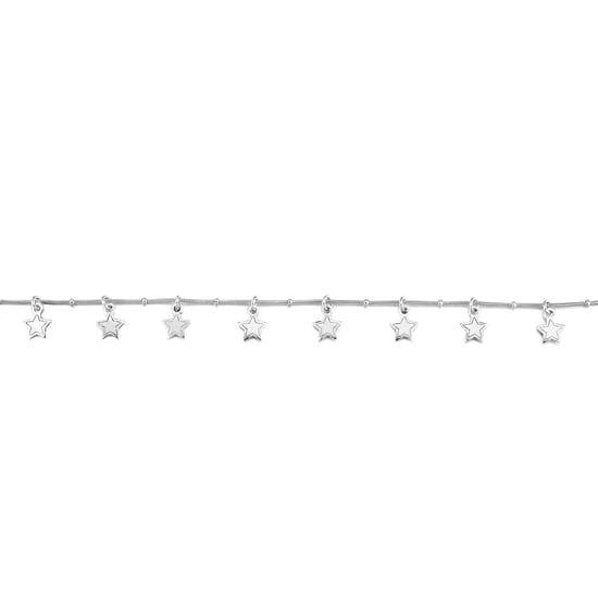 Sterling Silver Star Anklet - Image 3