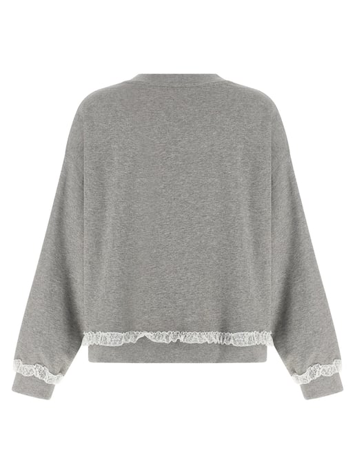 Ganni Gray Organic Cotton Sweatshirt - Image 2
