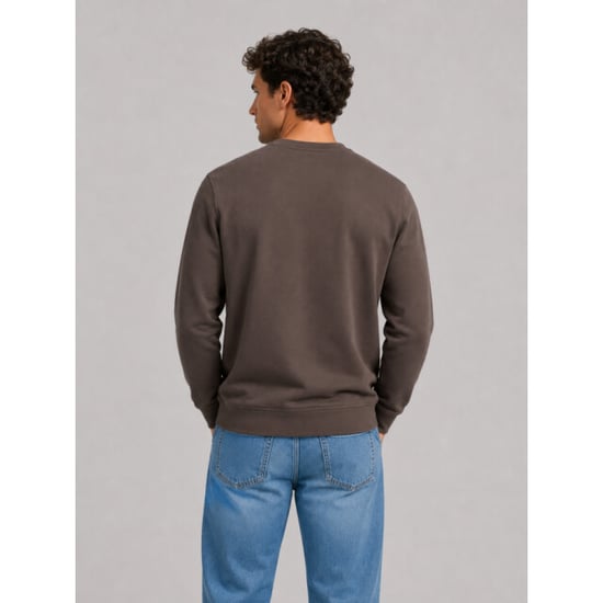 Airforce Gem1178 dark coffee white sweater airfo - Image 3