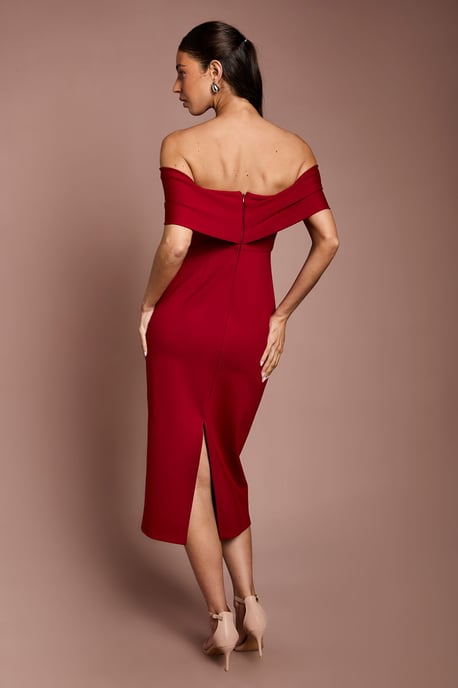 Bardot Ponte Column Midi Dress - Image 3