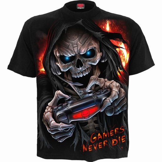 Spiral Unisex volwassen Respawn T-Shirt (Zwart) - Image 2