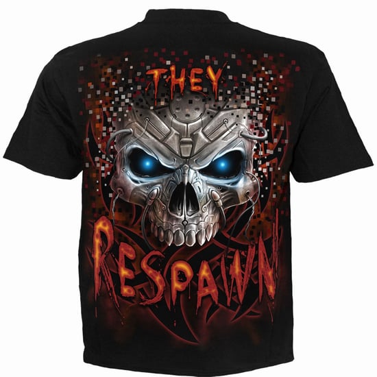 Spiral Unisex volwassen Respawn T-Shirt (Zwart) - Image 3