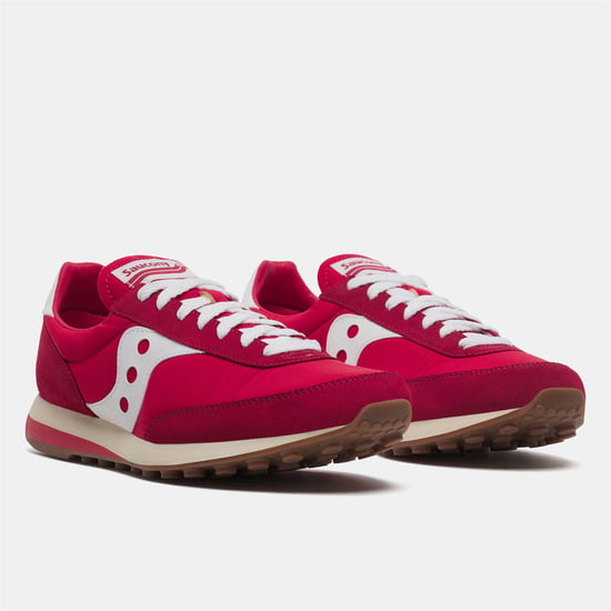 Saucony Unisex Adult 80 Suede Trainers (Red/White) - Image 2
