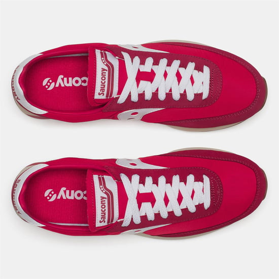 Saucony Unisex Adult 80 Suede Trainers (Red/White) - Image 5