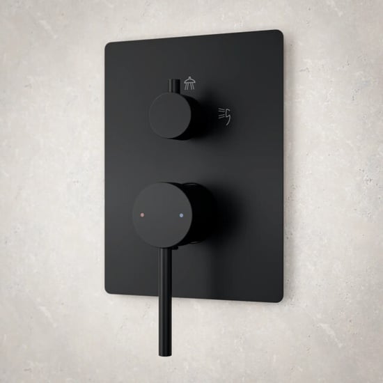 Mirlux Inbouw regendouche riva mat met thermostaatkraan 25 cm - Image 2