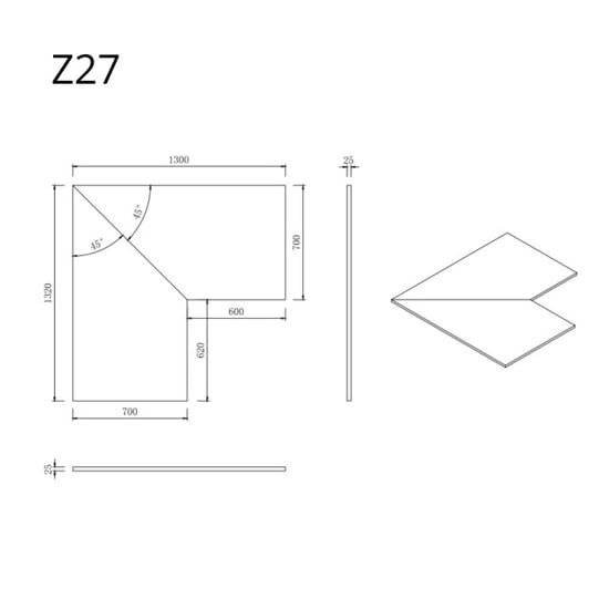 Wasophoogte Aanrechtblad module z27 licht eiken - Image 2