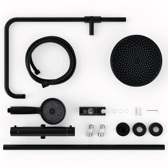 Mirlux Regendouche elin mat met thermostaatkraan 22 cm - Image 3