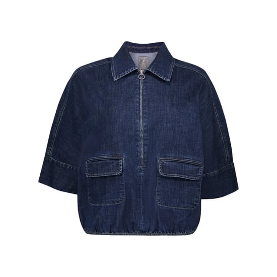 Geisha Top dark blue wash - Image 5