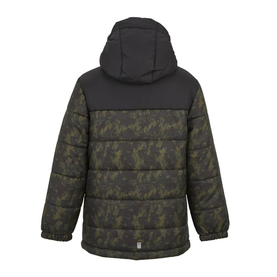Regatta Kids Lofthouse Water-Repellent Zip Fastening black distress camo - Image 3