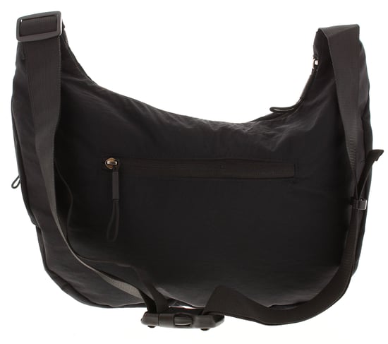Womens Nylon Crossbody Bag Hallie Zip Fastening black - Image 3