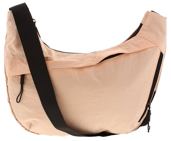 Womens Nylon Crossbody Bag Hallie Zip Fastening pink - Image 4
