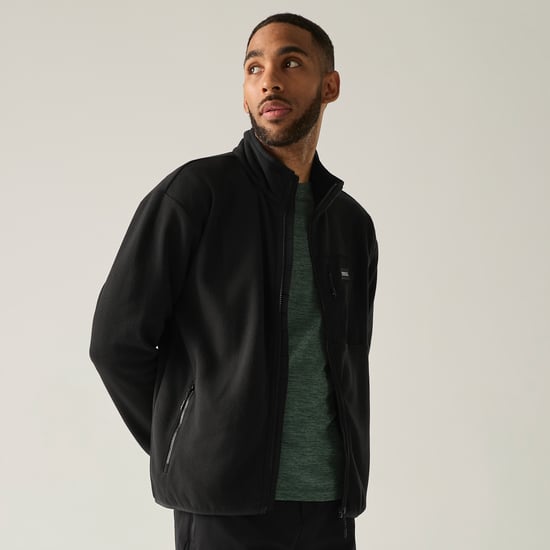 Regatta Adults Fleece frankie Zip Fastening black - Image 5
