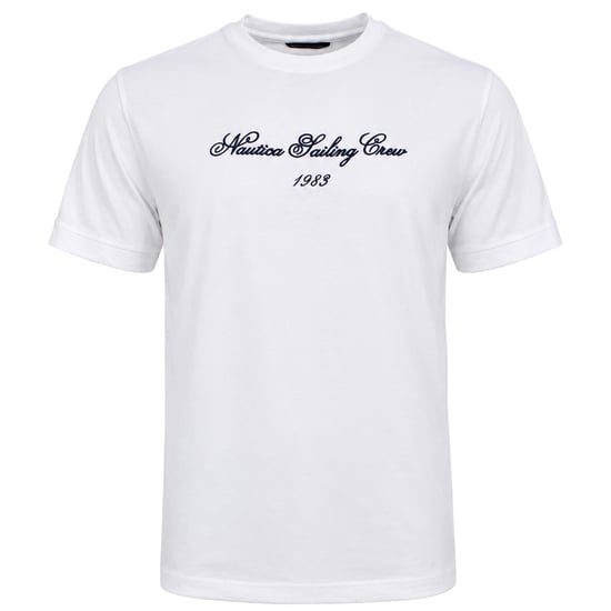 Nautica Knors Mens White T-Shirt - Image 1