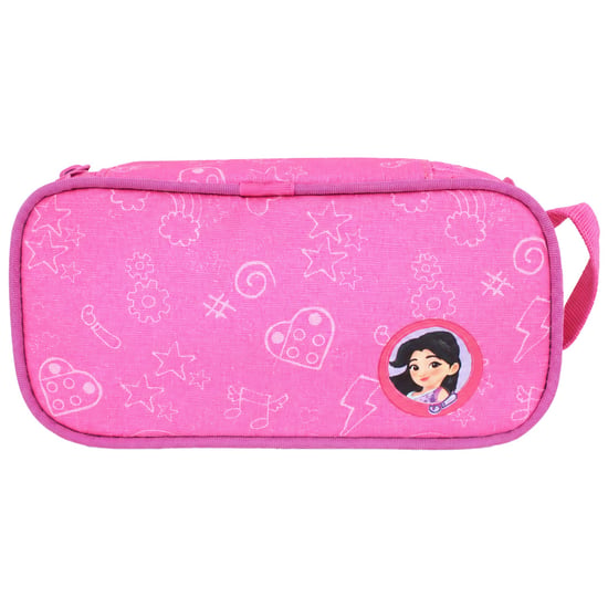 Lego 1L Friends Emma and Chico Kids Pink Pencil Box - Image 1