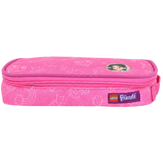 Lego 1L Friends Emma and Chico Kids Pink Pencil Box - Image 2
