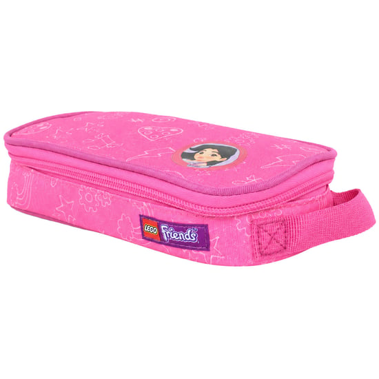 Lego 1L Friends Emma and Chico Kids Pink Pencil Box - Image 3