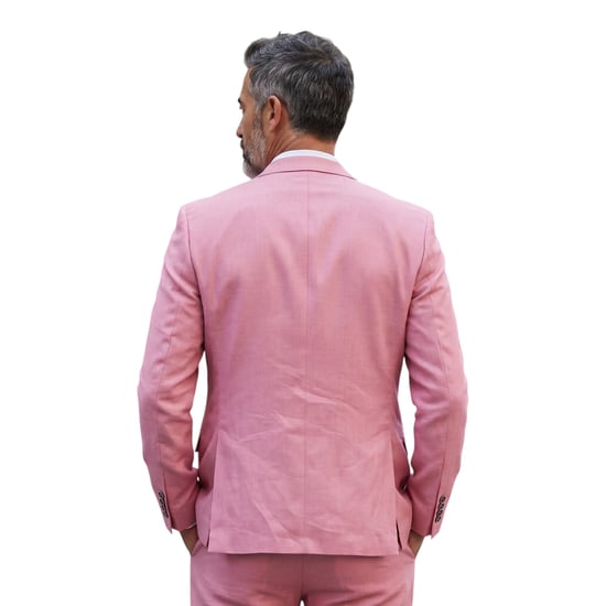 Roze driedelig formeel pak voor heren - James - Image 6