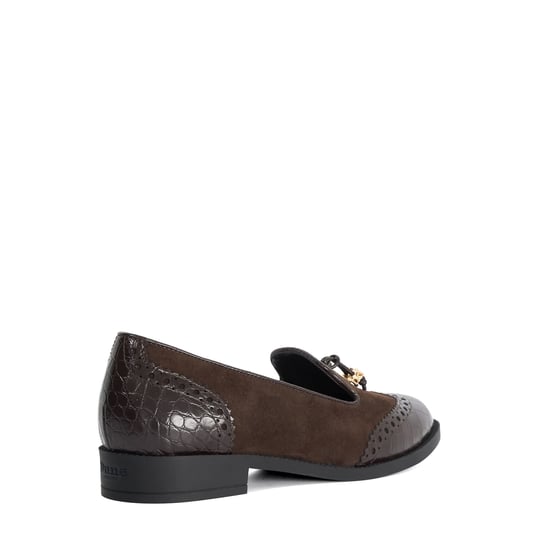 Dune Ladies Gema - Suede Tassel Brogue Slippers - Image 4