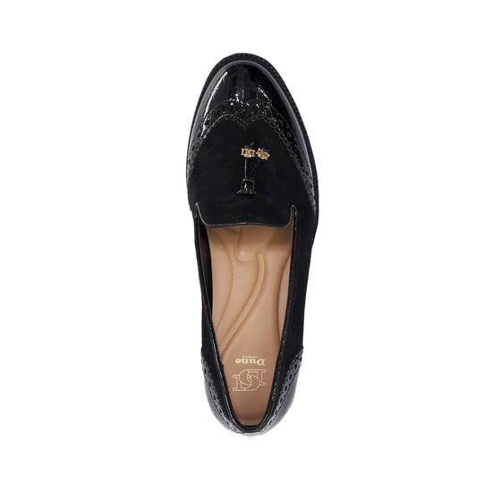 Dune Ladies Gema - Suede Tassel Brogue Slippers - Image 3