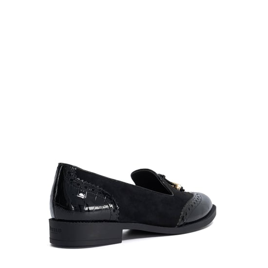 Dune Ladies Gema - Suede Tassel Brogue Slippers - Image 4