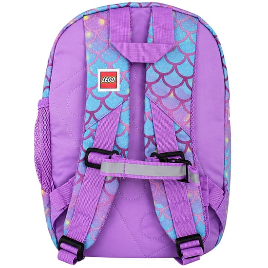 Lego 10L Mermaid Kindergarten Kids Blue/Purple Backpack - Image 3