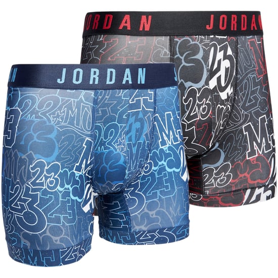 Nike Mens Boxer Brief Jordan Flight Stretch Micro Printed Dri-Fit Soft Underwear - Image 1