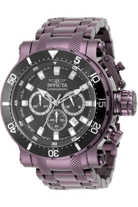 Invicta Coalition Forces 50763 Herenhorloge - Quartz Uurwerk - Roestvrij Staal met Zwarte Wijzerplaat - 52 mm - Image 1