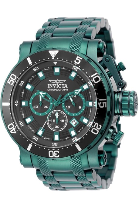 Invicta Coalition Forces 50765 Herenhorloge - Quartz Uurwerk - Roestvrij Staal met Zwarte Wijzerplaat - 52 mm - Image 1
