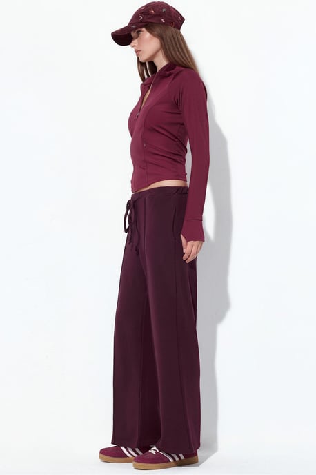 Women’s Flare-leg Jersey Joggers - Image 2