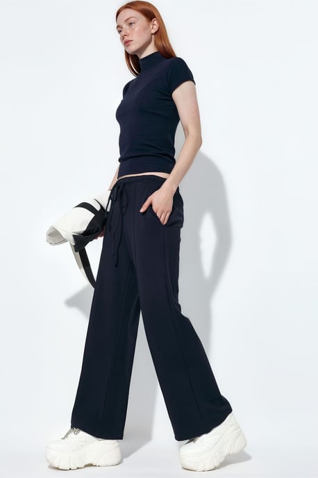 Women’s Flare-leg Jersey Joggers - Image 2