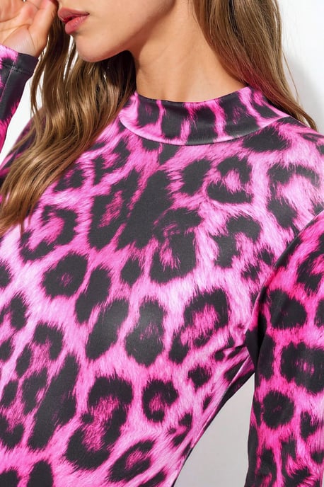 Camouflage Gebreide Korte Jumpsuit - Image 4