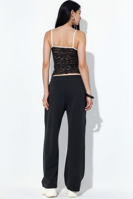 Ribbed Drawstring Waist Pants - Image 3