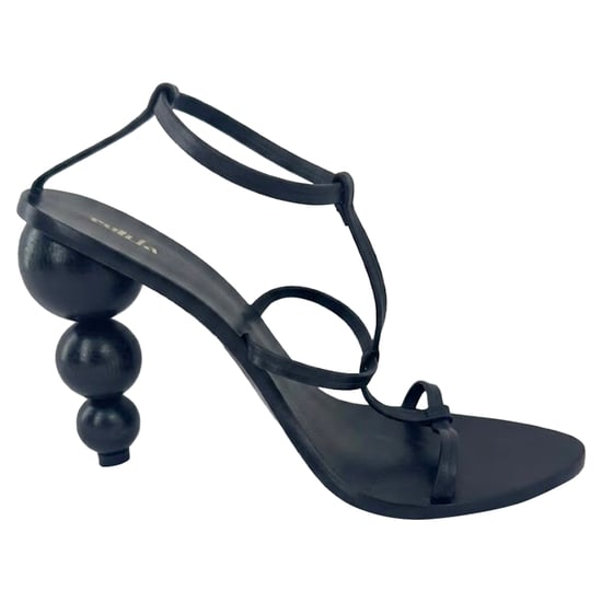 Cult Gaia Sphere Heel Stilettklack i Svart Läder - Image 1