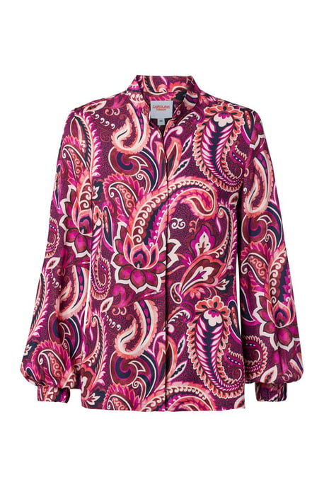 Caroline Tensen Chelsea Print Blouse Magenta / Multi - Image 3