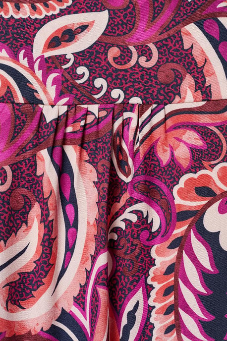 Caroline Tensen Chelsea Print Blouse Magenta / Multi - Image 6