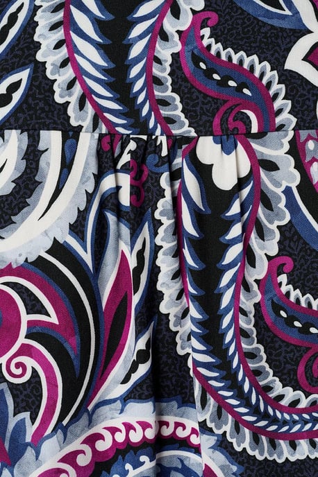Caroline Tensen Chelsea Print Blouse Navy / Multi - Image 6