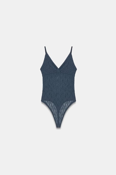 Kant Mouwloze Bodysuit Blouse - Image 5